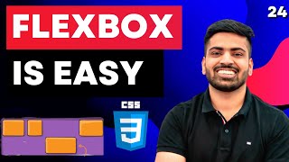 CSS Course  Flexbox in CSS in One Video  Easy Tutorial  Complete Web Development Tutorial 24 [upl. by Amalberga]