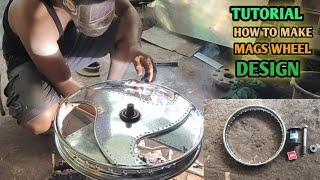 Tutorialhow to make tricycle sidewheel mags wheel design [upl. by Alvinia]