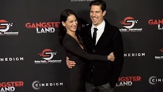 Sean Faris and Cherie Daly “Gangster Land” Premiere Red Carpet [upl. by Enaxor]