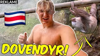 BADER I VANDFALD OG SER DOVENDYR I COSTA RICA [upl. by Delora]