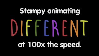 Stampy Animating Different  Sped Up [upl. by Launcelot]