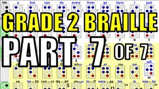 Grade 2 Braille 77  The Final Video With an Example of Braille [upl. by Jelsma]