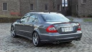 Jaguar SType R vs MercedesBenz E63 AMG 2007 [upl. by Atiner21]