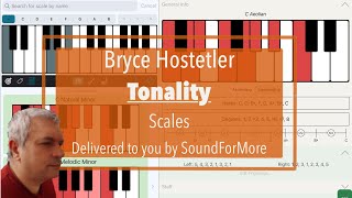 Tonality Learn Music Theory and More  Tutorial Exploring the App Part 3 Scales [upl. by Ynneh]