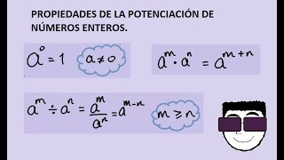 Propiedades de la potenciación de números enteros [upl. by Hayton]