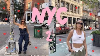 GOING TO OUR FIRST NYFW SHOW  vlog  Sophia and Cinzia  ad [upl. by Countess719]