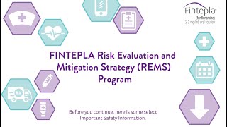 FINTEPLA Risk Evaluation and Mitigation Strategy REMS Program [upl. by Yerga]