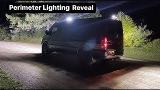 Nilight ZH008 2PCS 65 Inch 36W Light Bars  DIY Perimeter Lighting Install 4x4 Mercedes Sprinter [upl. by Oswin]