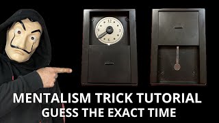 Guess The Exact Time  Mentalism Trick Tutorial magic tricks trending viral viralvideo [upl. by Ruhtracm]