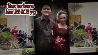 LIVE MAHALINI DAN RIZKI PEBIAN HUT RI KE 79 ISTANA NEGARA [upl. by Agle]