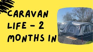 Our Caravanning Seasonal Pitch  2 month update [upl. by Svetlana]