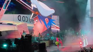 Gorillaz ft Fatoumata Diawara  Désolé  Live at The O2 Arena 110821 [upl. by Erinna]