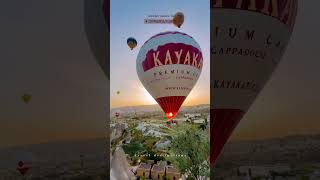 📍 Cappadocia Turkey 🇹🇷🦃 travel hotairballoon cappadocia turkey [upl. by Deering872]