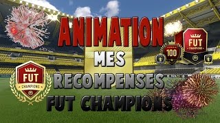 FUT 17  UNE ANIMATION DANS MES RÉCOMPENSES FUT CHAMPIONS OR 2 [upl. by Erdied]