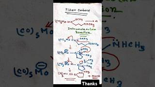 Fisher carbene reaction organometallics inorganic csirnet gate youtube shortsfeed ytshorts [upl. by Esom]