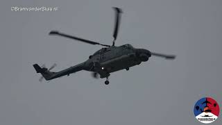 Training flights with 8304 German Navy Westland Super Lynx Mk88A at SeaAirport CuxhavenNordholz [upl. by Moth]