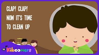 The Clean Up Lyric Video  The Kiboomers Preschool Songs amp Nursery Rhymes for Circle Time [upl. by Justis]