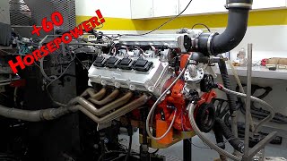 Dyno Tested Edelbrocks New Hemi Cylinder Heads vs Stock on a Gen III Hemi Crazy Gains [upl. by Sinclare]