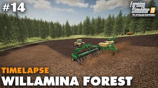 Willamina Forest Timelapse 14 Planting Winter Wheat farming Simulator 19 Seasons [upl. by Gnart912]