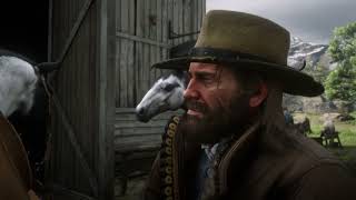 RDR2Arthur steals Piebald Tobiano Hungarian Halfbred [upl. by Kessler624]