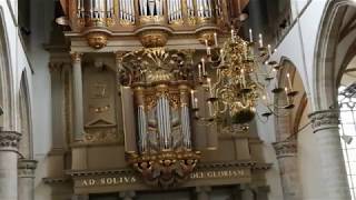 ALKMAAR  Pipe organ sounds into Sint Laurenskerk [upl. by Tobit]