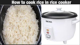 How To Make Rice In Rice Cooker  How To Use Rice Cooker  Aroma Rice Cooker Review [upl. by Abocaj271]