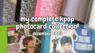 my complete photocard collection ♡ december 2023 [upl. by Ettolrahs421]