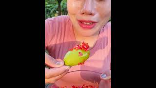 Eat Mangos with Chili salt at the farm  Jin Su [upl. by Jacklyn]