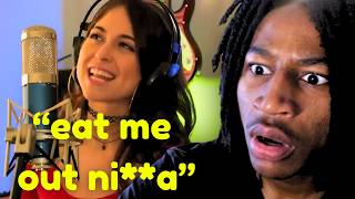 lowkey she can say it  First Time Reaction to Riley Reid Raps [upl. by Mariano798]