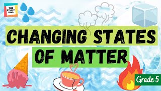 CHANGING STATES OF MATTER  SCIENCE  GRADE 5  The Study Pod [upl. by Maag]