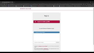 How to Login to EDUCAUSE [upl. by Hound786]