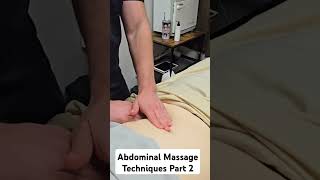 Abdominal Massage Techniques Part 2 [upl. by Euqinorev236]