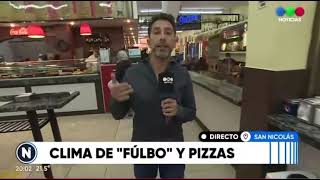 Presentación primer salida de La Noche de la Pizza 2024 en Telefé Noticias [upl. by Aerb]