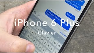 iPhone 6 Plus  une ou deux mains pour le clavier [upl. by Adlai]