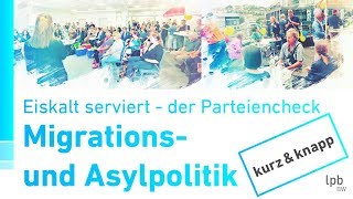 Parteiencheck zur Asyl und Migrationspolitik  kurz amp knapp [upl. by Anaxor]