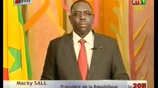 Premier discours de Macky Sall à la Nation [upl. by Ettenil704]