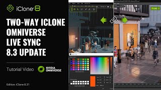 Getting Started with Twoway iClone Omniverse Live Sync  iClone Omniverse Live Sync Tuotorial [upl. by Grissel]