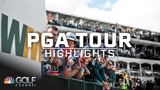 Highlights Best moments from the 16th hole 2024 WM Phoenix Open Day 3  Golf Channel [upl. by Anyrtak]