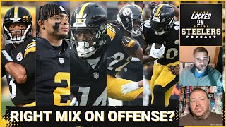 Steelers Offense Needs Better Balance wRussell Wilson Justin Fields to Improve Red Zone Struggles [upl. by Weatherby]