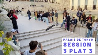 Énorme niveau sur le 3 plat 3 du Palais de Tokyo 🛹 10102020 [upl. by Camala]