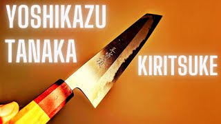 Review da Kiritsuke de Yoshikazu Tanaka  Miura Itadaki  San Mai Shirogami 2 [upl. by Atsyrhc]