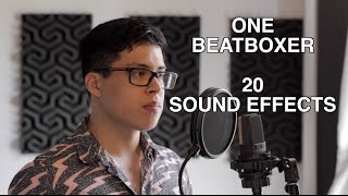 One Beatboxer 20 Sound Effects [upl. by Ellerad510]