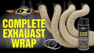 Exhaust Wrap in three easy steps [upl. by Anabel]