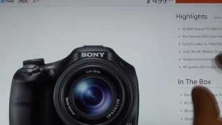 Sony Cybershot HX400V Preview [upl. by Ynattirb937]