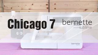 立家手創館  BERNINA bernette Chicago7 刺繡機：中文字刺繡功能介紹 [upl. by Stanton196]