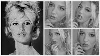 Brigitte Bardot Makeup And Hair Tutorial  1960s Look [upl. by Cirle592]