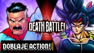 OnmiMan vs Bardock Invincible vs Dragón Ball Z DEATH BATTLE FANDUBESPAÑOL LATINO [upl. by Oxley892]