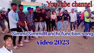 new shimmy shimmy Ranchi function video 2023 Chinese dance Rabin music T [upl. by Marti]