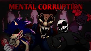 Fnf mashup Mental corruption Its a me V2 x diagraphephobia x ycr encore x expurgation [upl. by Crispen]