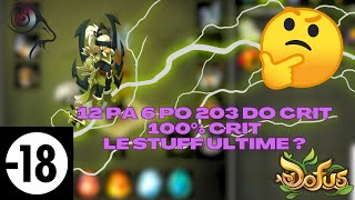 203 DO CRIT 12 PA 100 CRIT  STUFF ULTIME  COMPARAISON DES STUFFS [upl. by Bale]